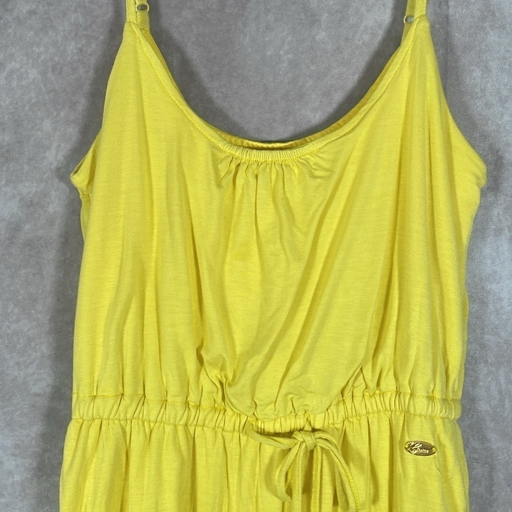 GUESS | Bright Yellow Mini Tank Top Dress | Size XS - Picture 2 of 12
